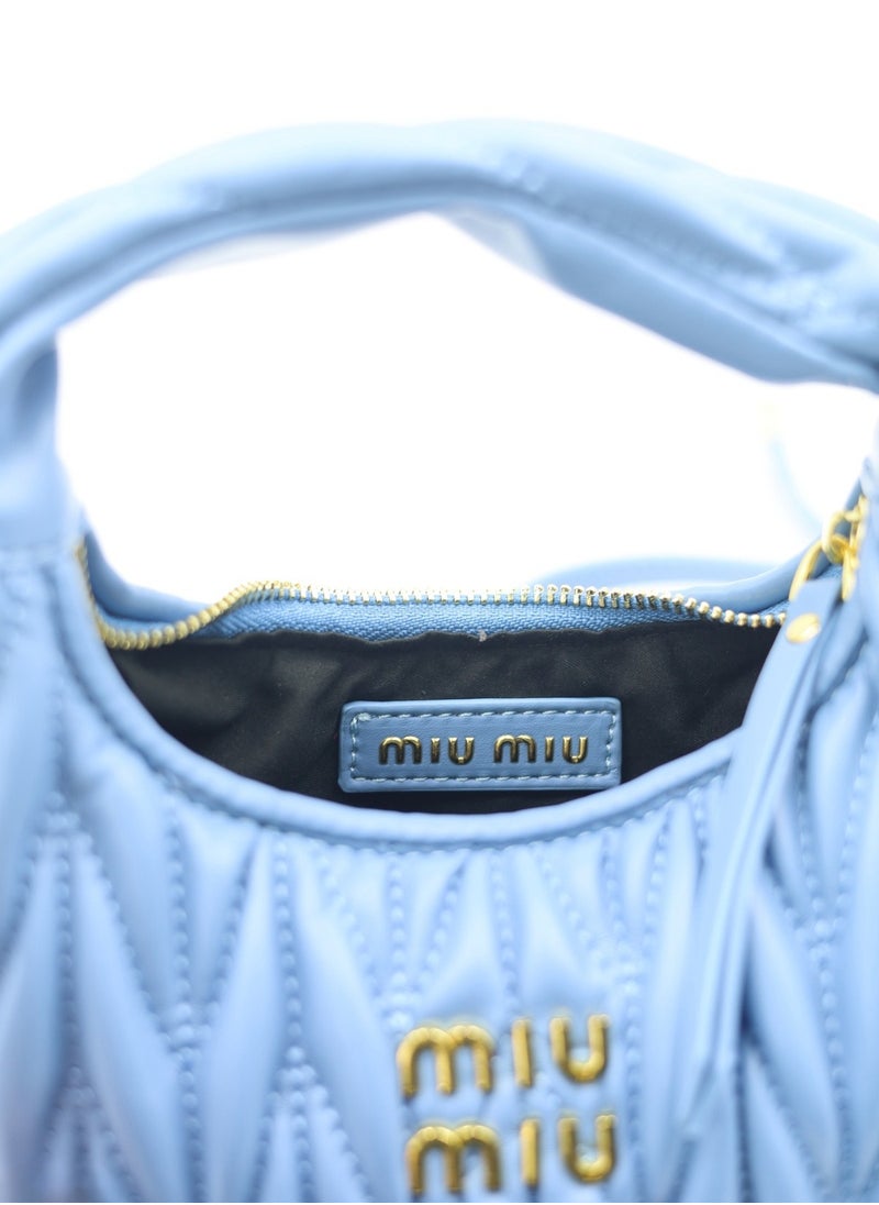 MIU - MIU Wander nappa leather hobo Shoulder Bag - Image 1