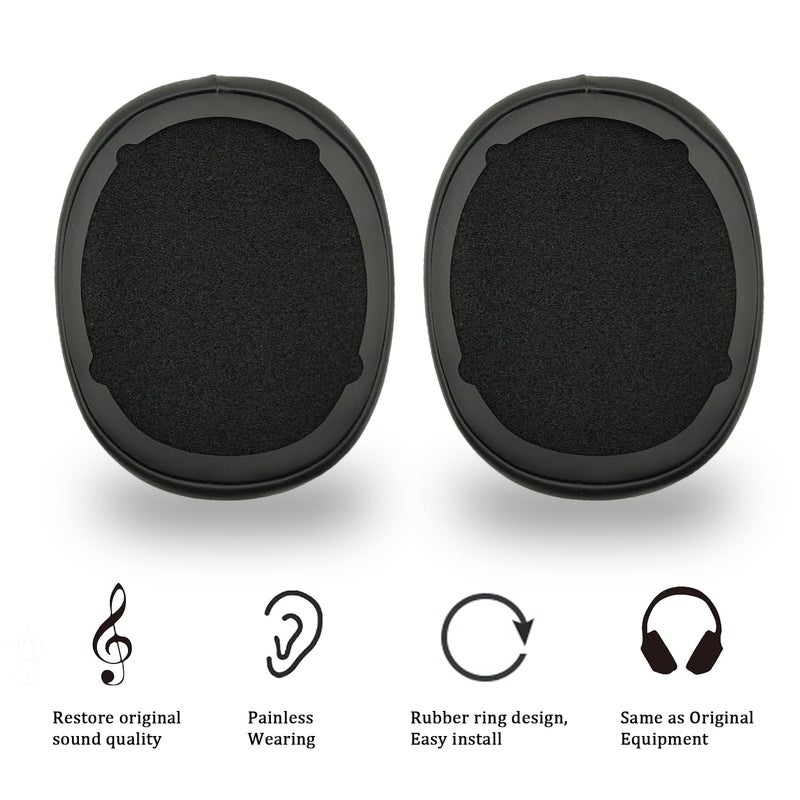 Niukeke Replacement Cooling-Gel Ear Pads for Skullcandy Crusher Wireless/Evo/ANC Hesh 3/EVO/ANC, Headphones Earpad Cushions, Headset Ear Covers Also Fit Skullcandy Venue Wireless Headphones-CG Black - Image 4