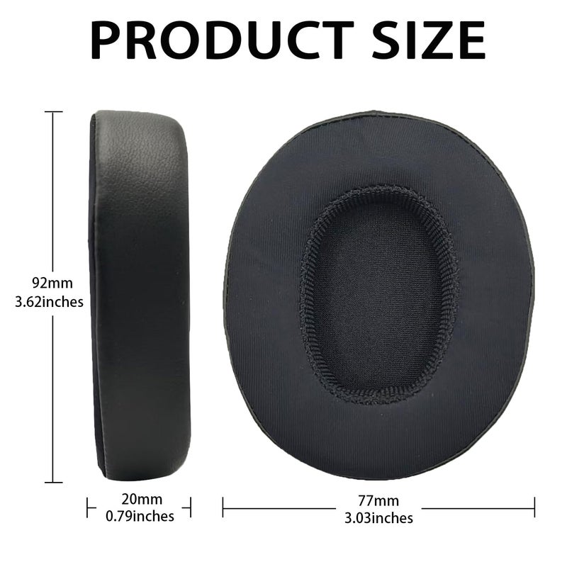 Niukeke Replacement Cooling-Gel Ear Pads for Skullcandy Crusher Wireless/Evo/ANC Hesh 3/EVO/ANC, Headphones Earpad Cushions, Headset Ear Covers Also Fit Skullcandy Venue Wireless Headphones-CG Black - Image 3