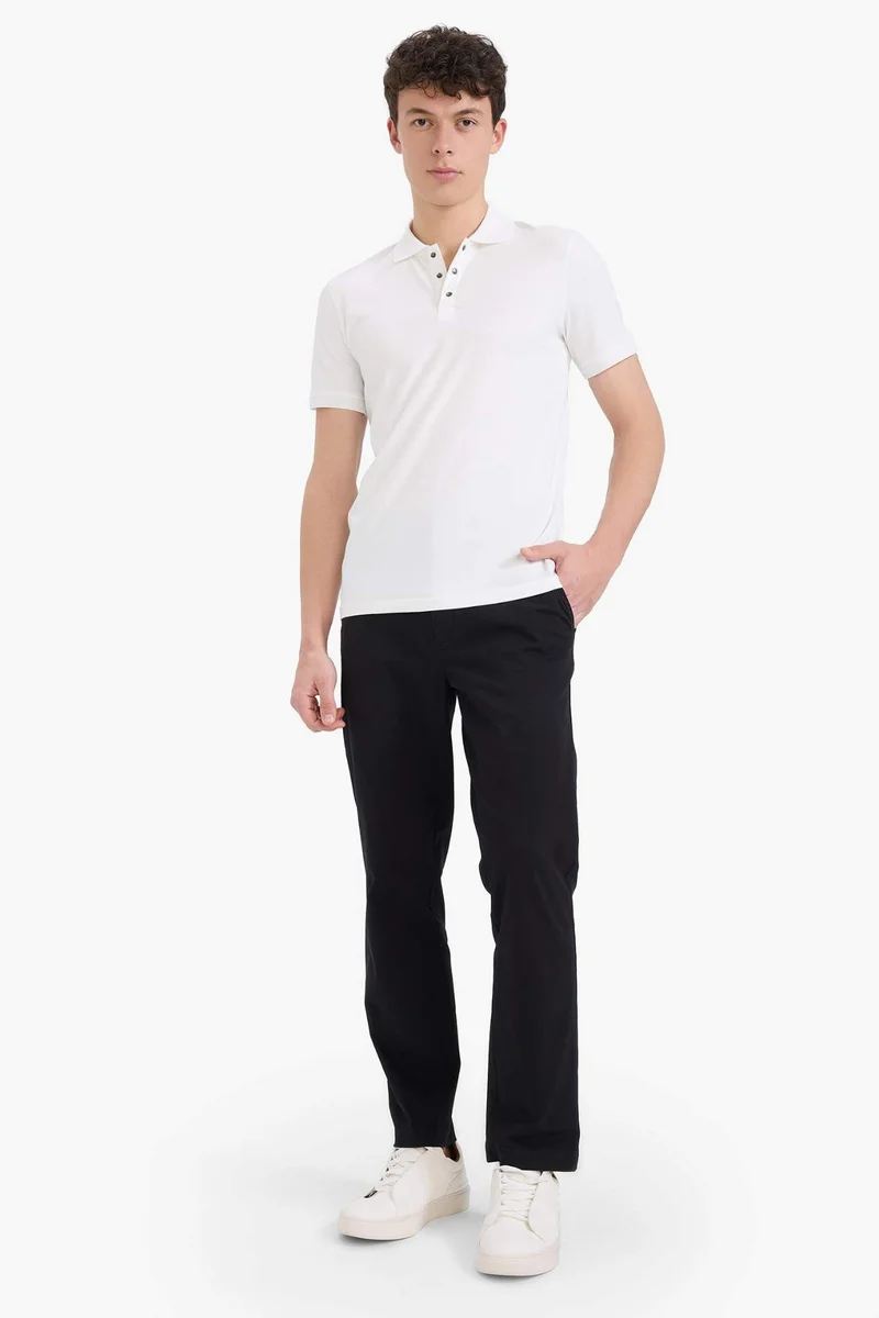 Defacto Regular Fit Pocketed Straight Leg Chino Pants