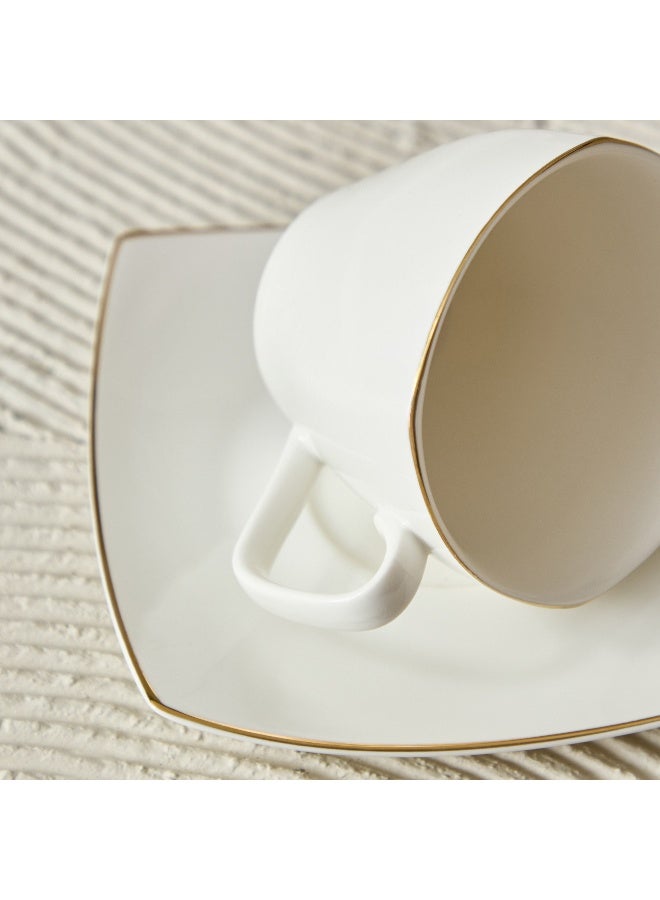 Home Box طقم فناجين شاي وصحن 2 قطعة بسعة 220 مل - Image 3