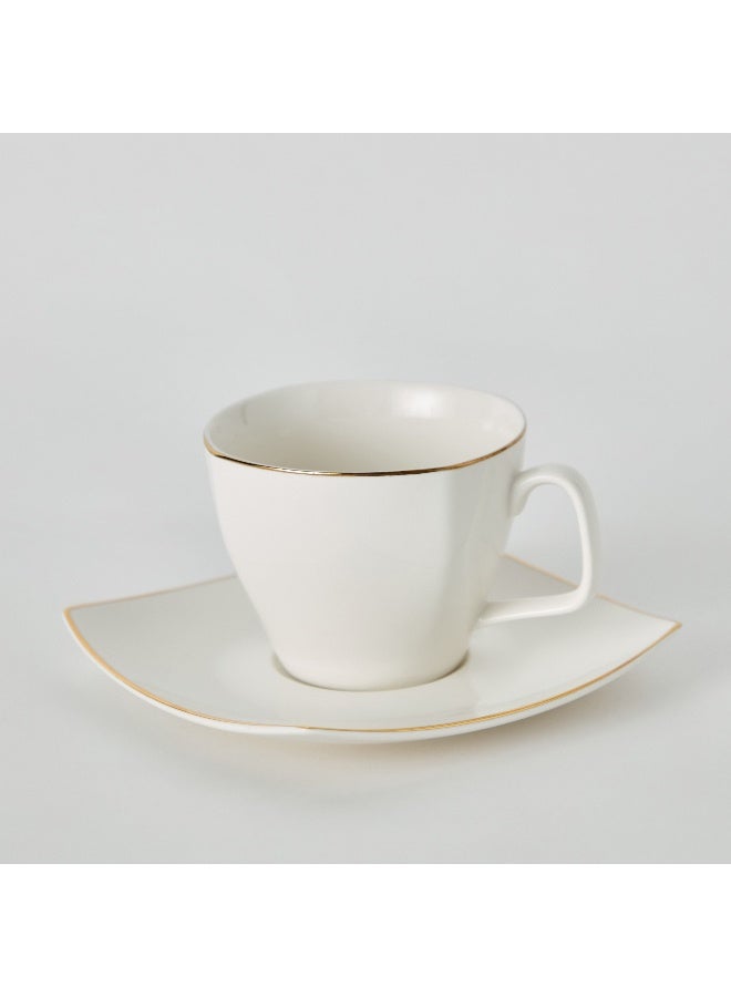 Home Box طقم فناجين شاي وصحن 2 قطعة بسعة 220 مل - Image 5