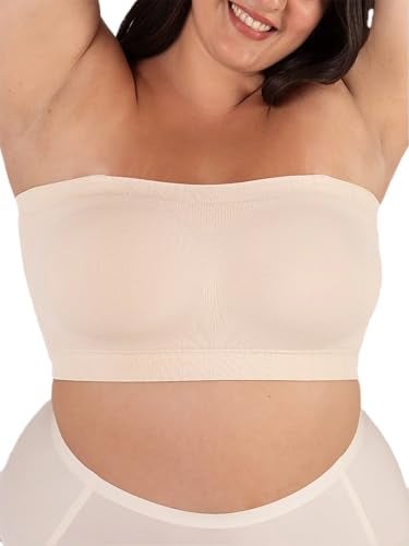 SHAPERMINT Strapless Bra - Bandeau top, Strapless Bras for Women, Plus Size Lingerie for Women, Free Clear Bra Straps - Image 1