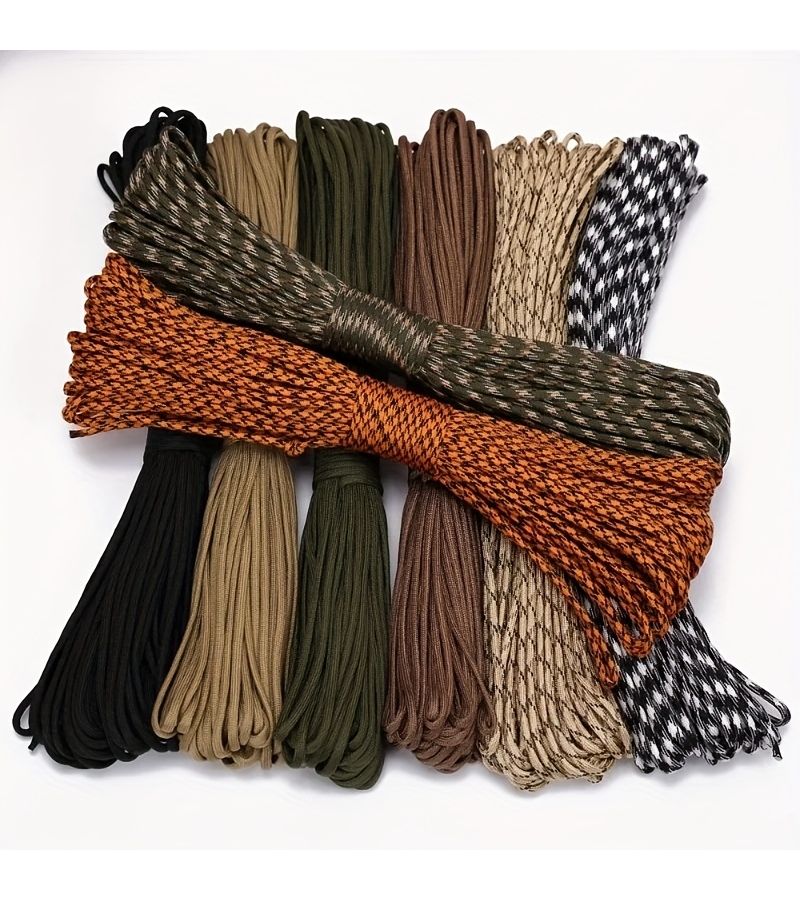 025 Vivid Colors 4mm Thick Outdoor Polyester Rope 10 Meters 32.81 Feet For Emergency Diy Crafts Clothesline Pet Leash - Image 1