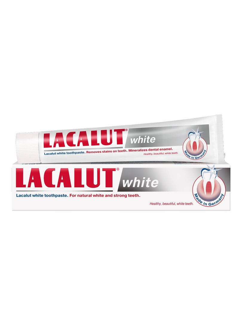 Lacalut White Whitening Toothpaste - 75ml - Image 1