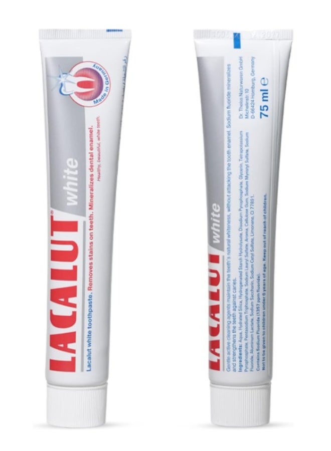 Lacalut White Whitening Toothpaste - 75ml - Image 5