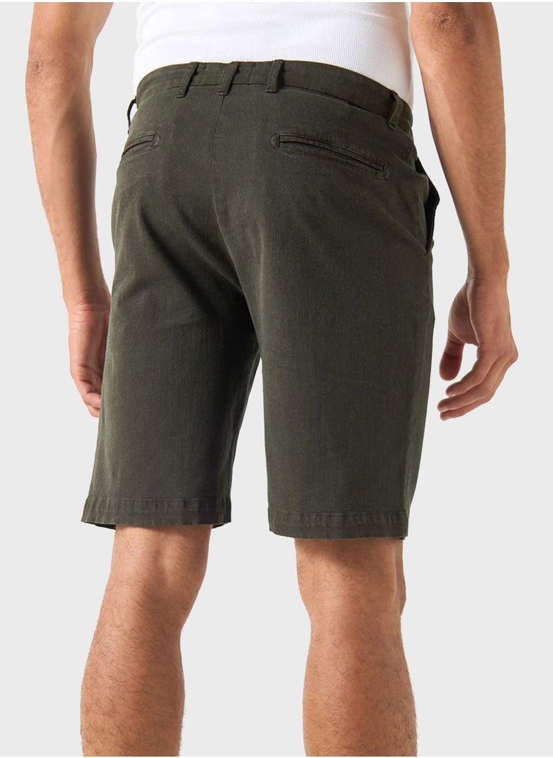 Ecko Unltd. - Drawstring Pocket Detail Shorts - Image 1