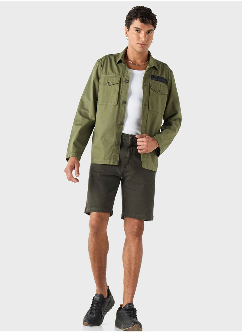 Ecko Unltd. - Drawstring Pocket Detail Shorts - Image 1