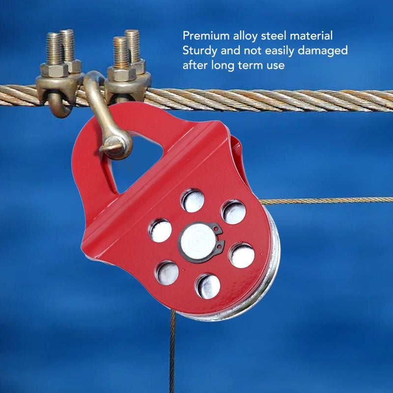 Heavy Duty Alloy Steel Snatch Block Pulley With Large Sliding Area High Load Bearing - Image 4