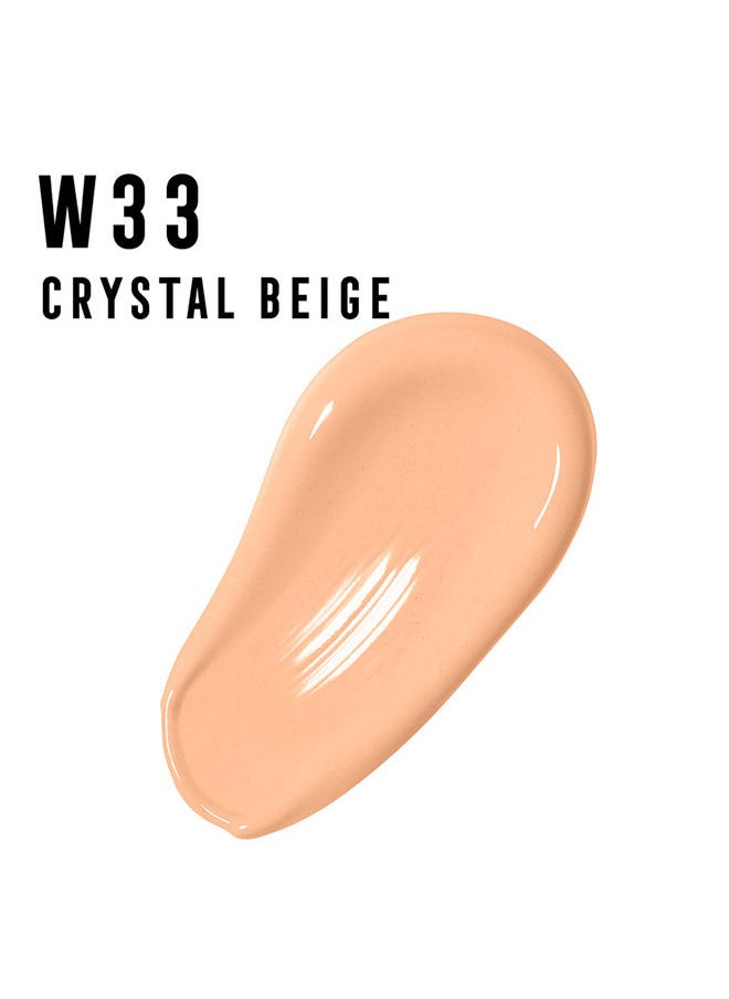 Max Factor Facefinity All Day Flawless Foundation - W33 Crystal Beige  - Image 3