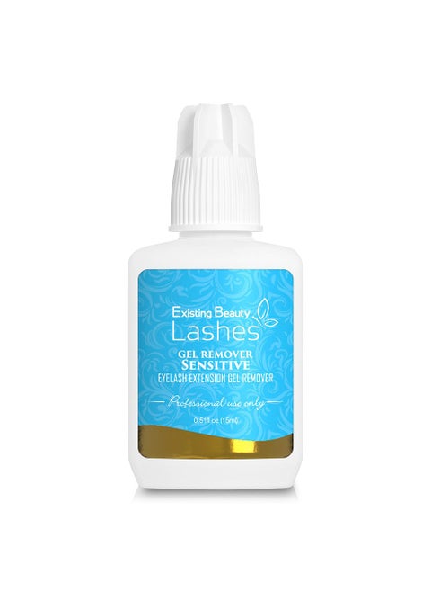 Sensitive Lash Remover for Lash Extensions - Clear Eyelash Extension Remover Gel - Fast-Acting Lash Extension Remover, Efficient Lash Glue Remover 15 ml - Existing Beauty Lashes