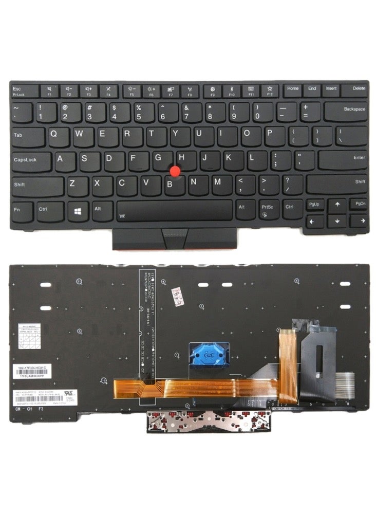 US Backlight keyboard for Lenovo ThinkPad E480 L480 L380 Yoga T480s  - Image 1