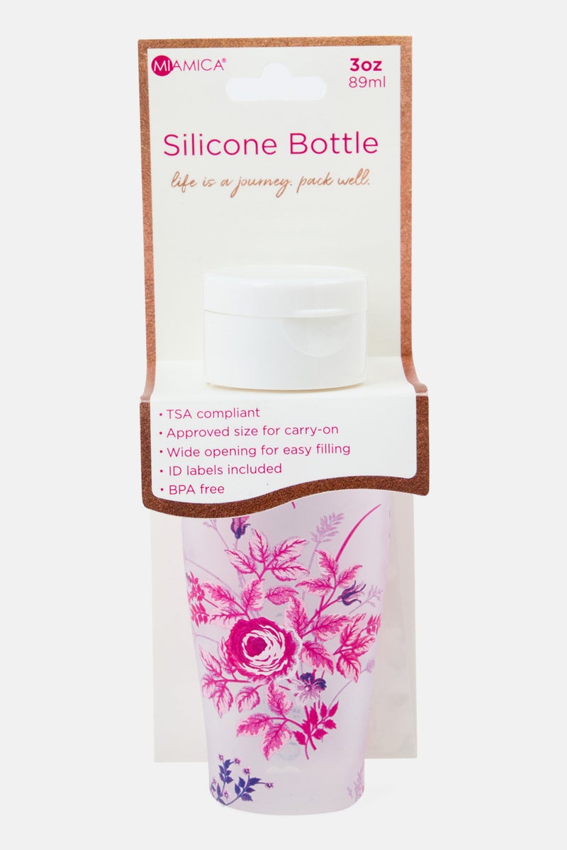 Miamica Refillable Travel Silicone Bottles 89 ml, Purple - Image 1