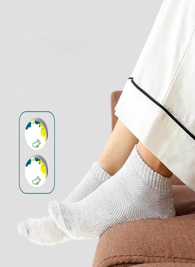 Disposable Compressed Socks for Women and Men Portable Throwaway Cotton Short Socks Sweat Absorbent and Breathable Ankle Sock for Sports Business or Travel - Image 1