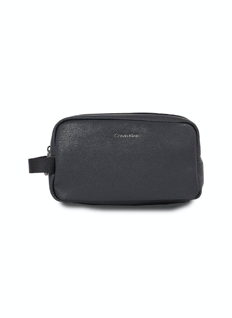CALVIN KLEIN Men's Toiletery Bag - Polyester, Black  - Image 1