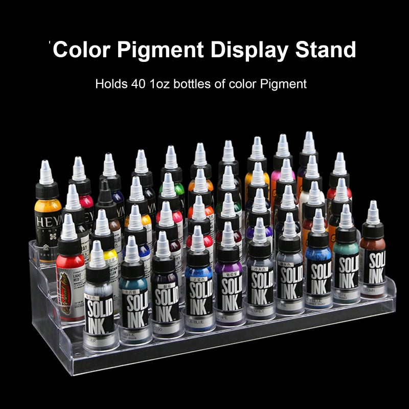 Color pigment rack pigment bottle rack multi-layer porous PC acrylic display rack storage box - Image 2