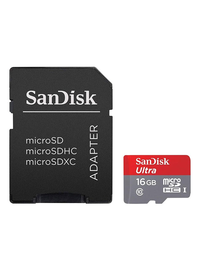 سانديسك بطاقة ذاكرة ألترا UHS-I MicroSDHC مع محول - Image 1
