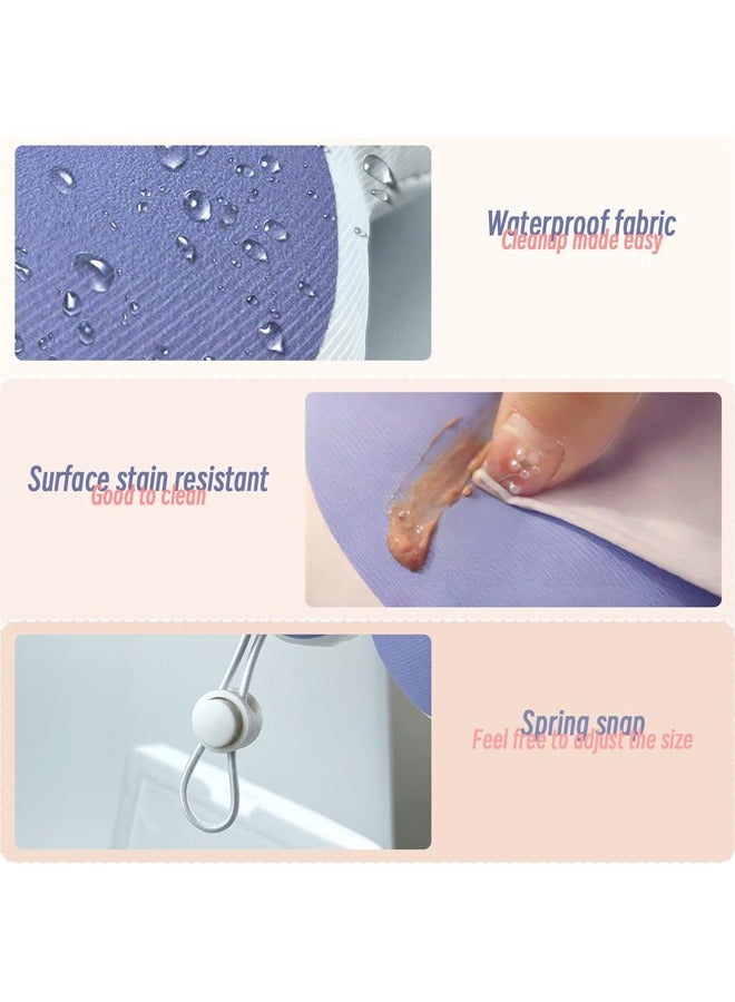 Generic Cat Cone Collar Waterproof and Soft Cone Collars for Cat Wound Healing Protective Cone After Surgery Elizabethan Collars for Kitten Pets Stop Licking Cat Recovery E Collar for Cats Collar for Small Dogs Cat Neck Cone Alternative for Cats KittensBLUE M size (17-27cm)  - Image 2