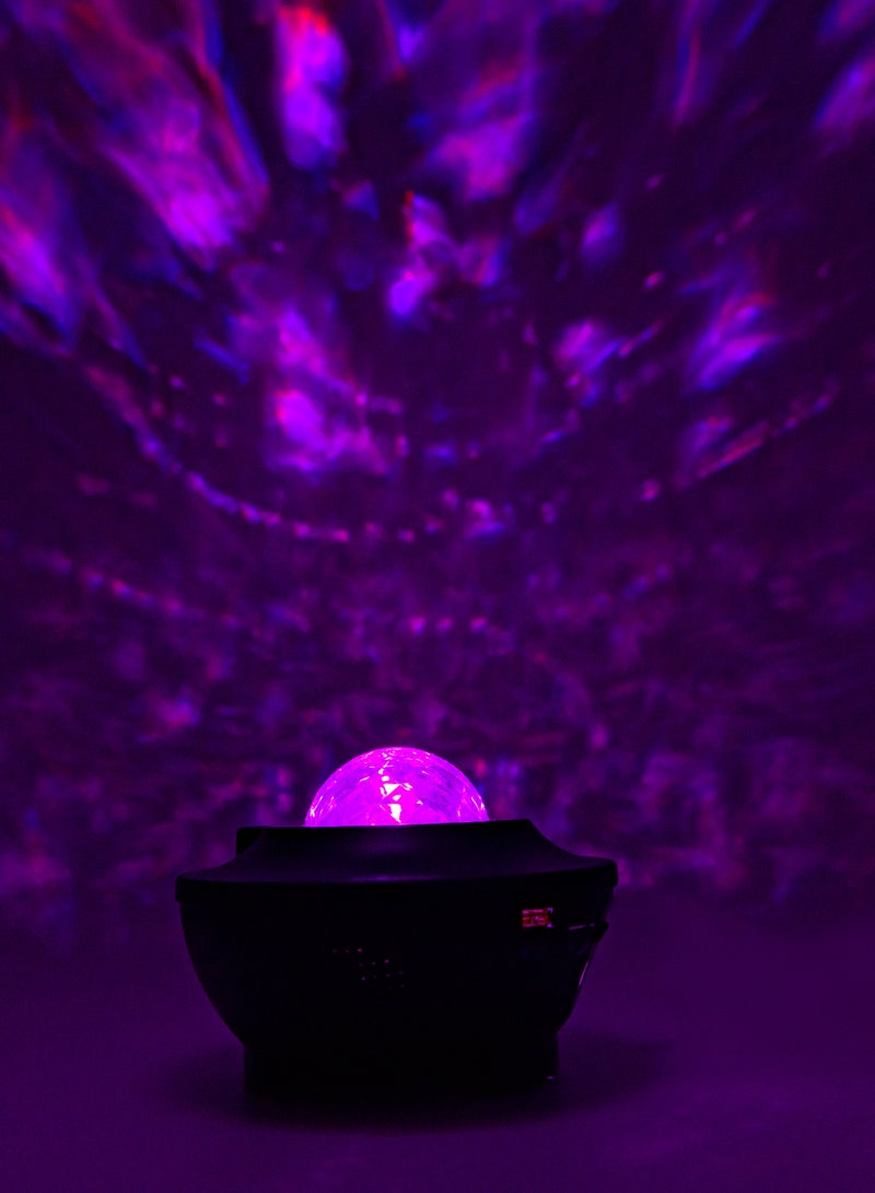Home Care Home Care night light color changing music night light sounds for kids with remote control timer setting light show for kids adults bedroom lights room decor (black) - Image 3