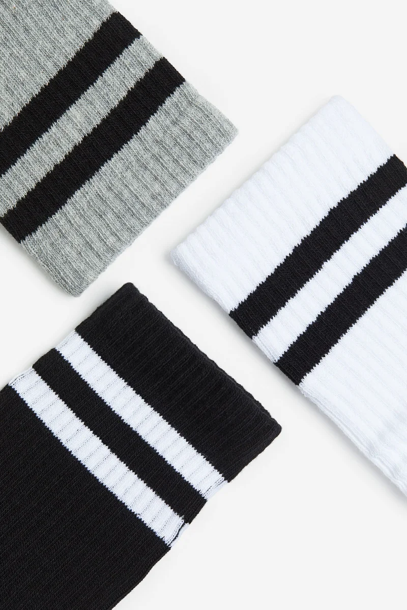H&M 5-pack ribbed socks