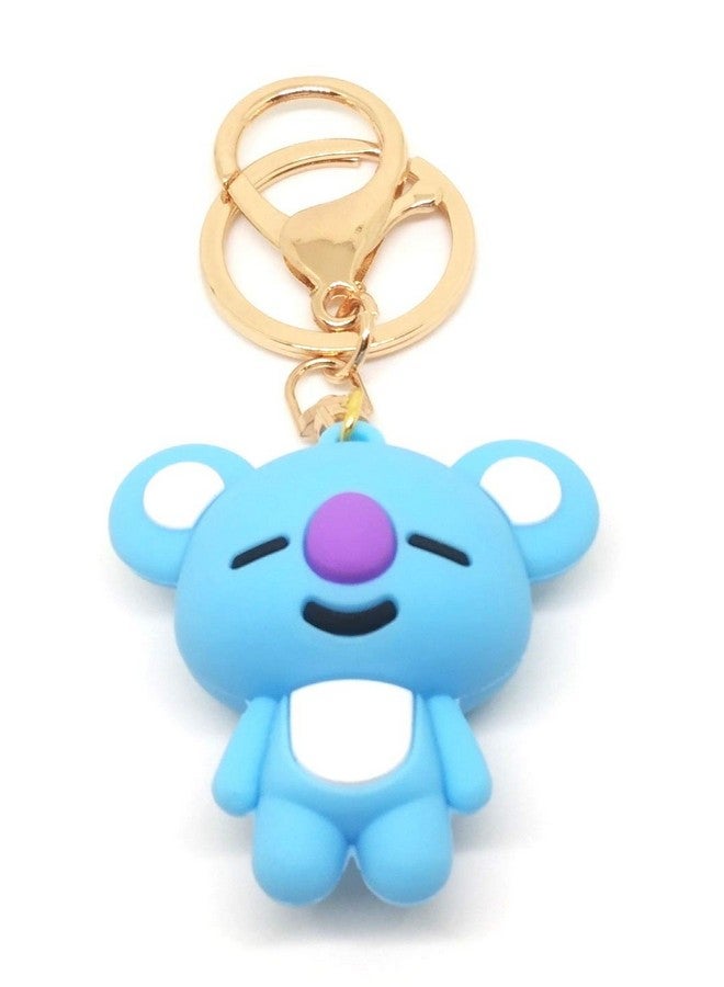 Trunkin Multicolour Cute Koya BT21 Kpop Character Doll Fancy Keychain - Image 1