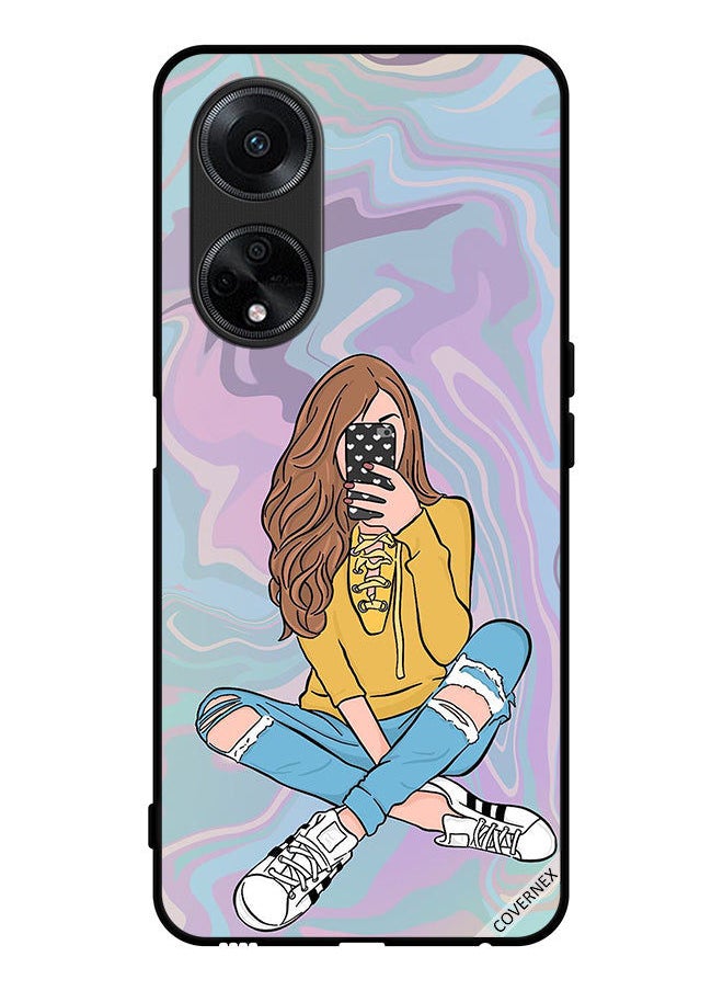 Covernex Protective Case Cover For Oppo A98 5G Girl Taking Photo  - Image 1
