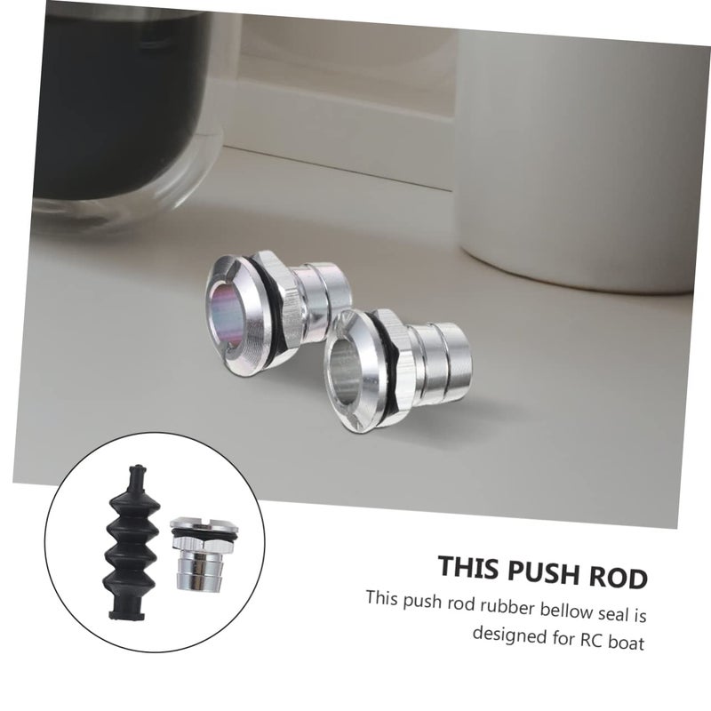 2 Pack Boat Push Rod Rubber Seals With Aluminum Ingress Prevention For Electric Models - Image 5