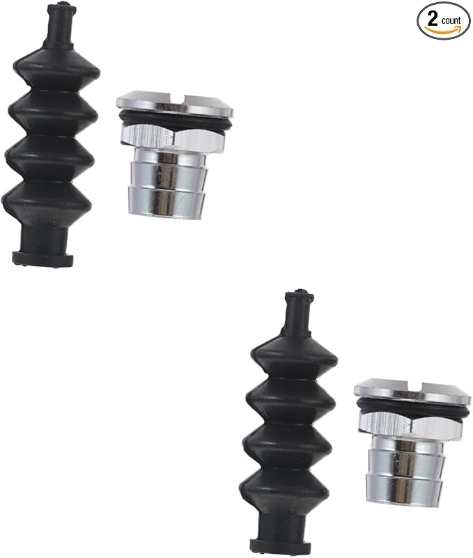 2 Pack Boat Push Rod Rubber Seals With Aluminum Ingress Prevention For Electric Models - Image 1
