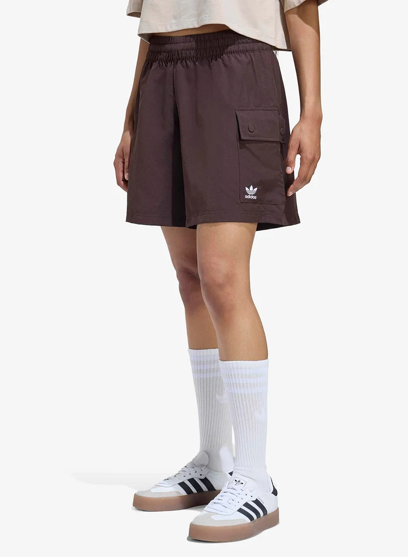adidas Originals Essentials Cargo Shorts Woven High Waist