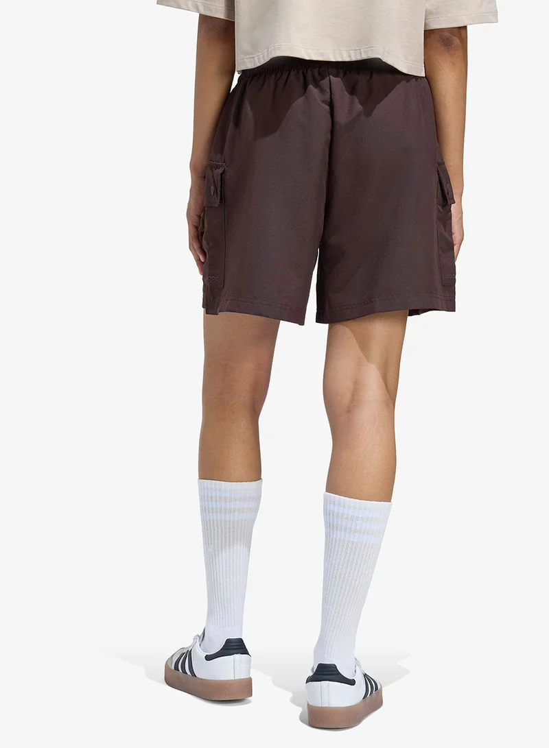 adidas Originals Essentials Cargo Shorts Woven High Waist