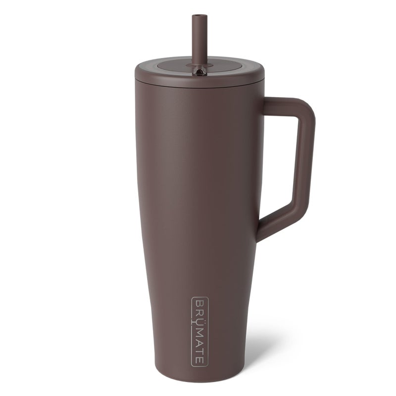 BrÃ¼Mate Era 40 oz Tumbler with Handle and Straw | 100% Leakproof Insulated Water Bottle Tumbler with Lid and Flexible SoftSip Straw | Made of Stainless Steel | Cup Holder Friendly | 40oz (Java) - Image 1
