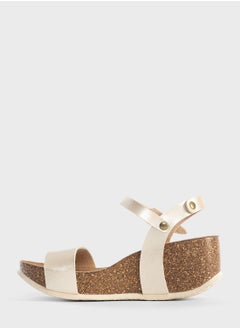 BAYTON Toledo Strappy Mid Heel Wedges  - Image 2