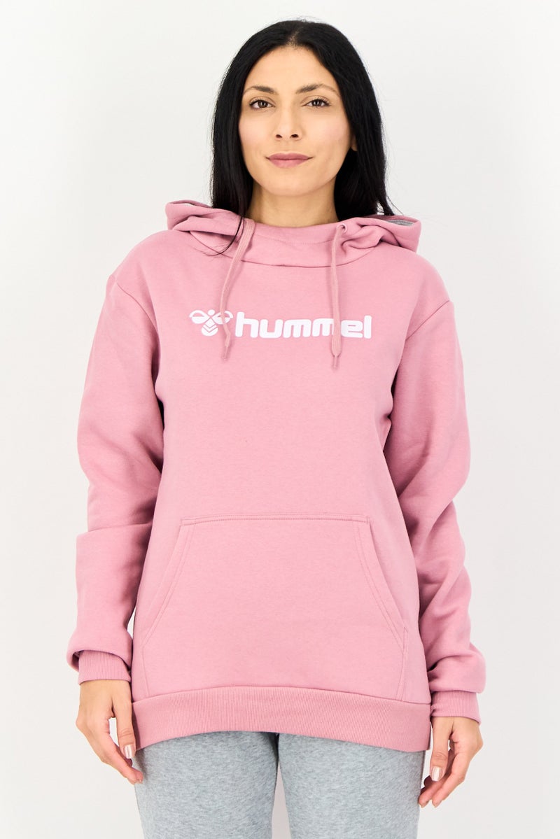 Hummel Women Sportswear Fit Long Sleeve Outdoor Sweatshirt, Mauve - Image 1