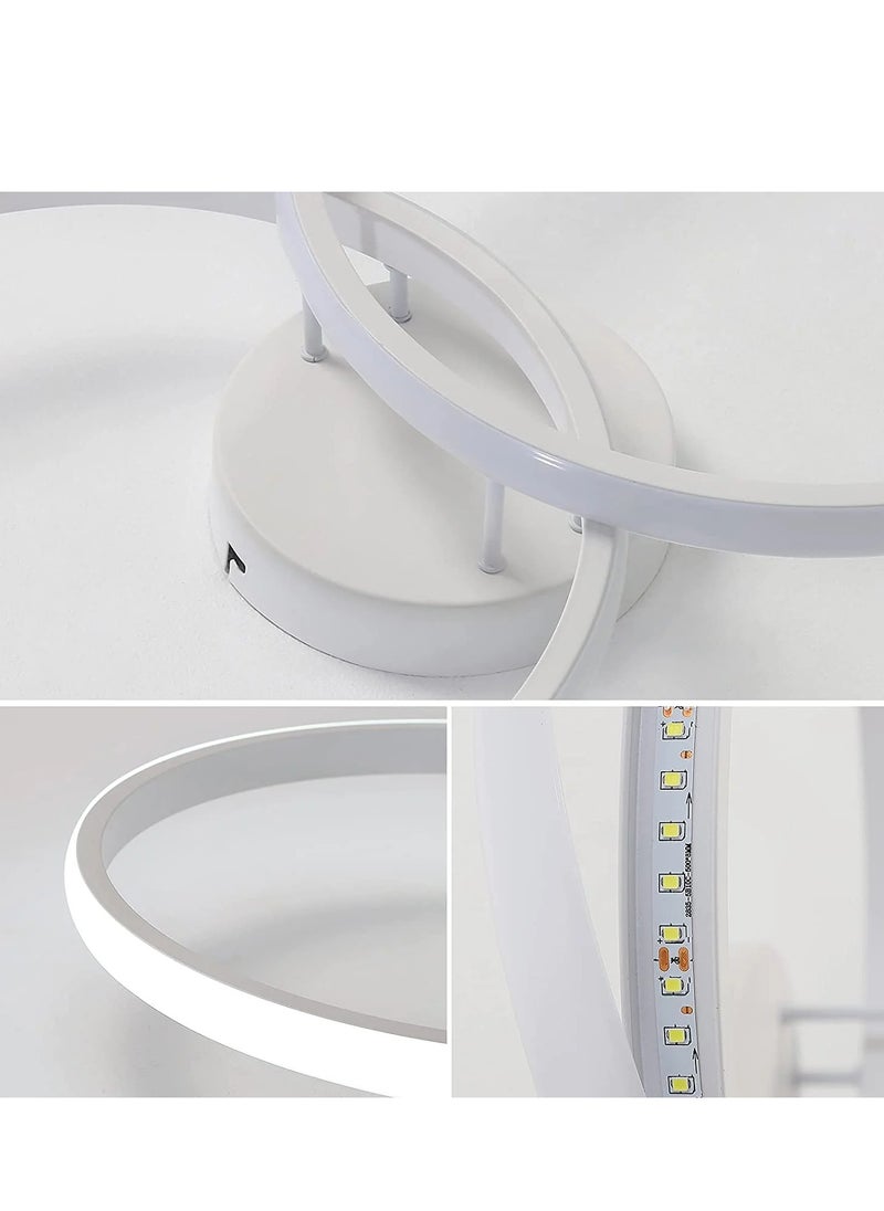 LED Ceiling Light, Modern Ceiling Light, White Acrylic Double Ring - pzsku/Z338308D865D211098BE1Z/45/_/1709799559/411ace6f-5624-4407-9b2a-9e7d71f6963b