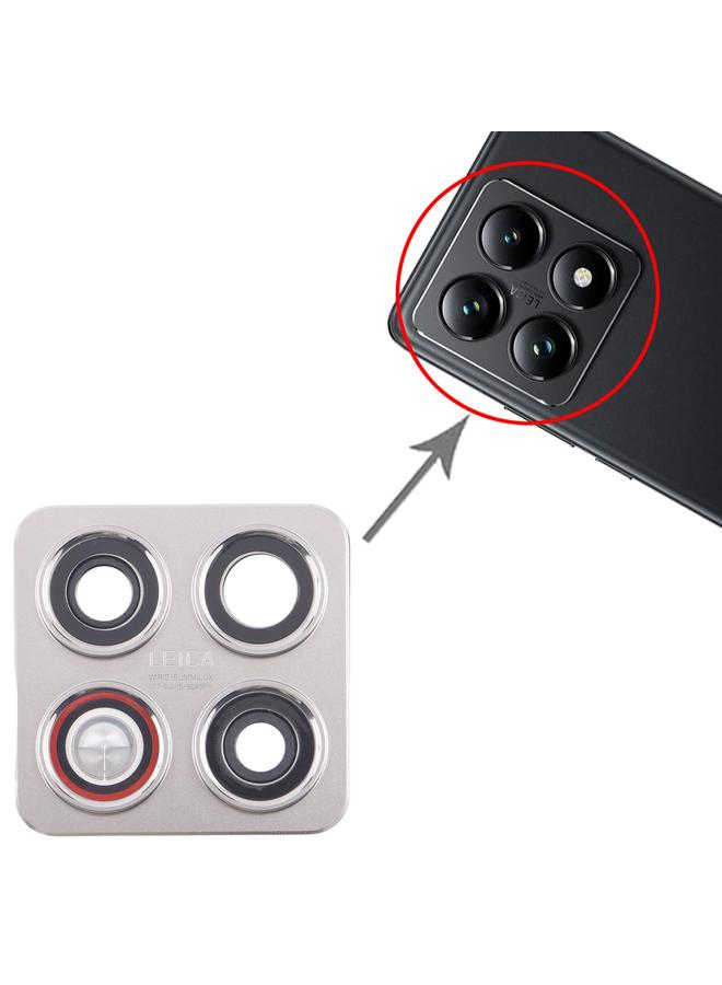 erorex For Xiaomi 14T Original Rear Camera Lens Cover (Silver) - Image 4
