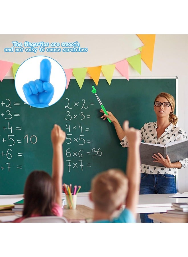 Generic Telescopic Teachers Pointer, 3pcs Extendable Pointing Stick Retractable Pointer Whiteboard Pointer Hand Pointer Stick for Teacher Classroom Aids (Pink, Blue, Green)  - Image 4