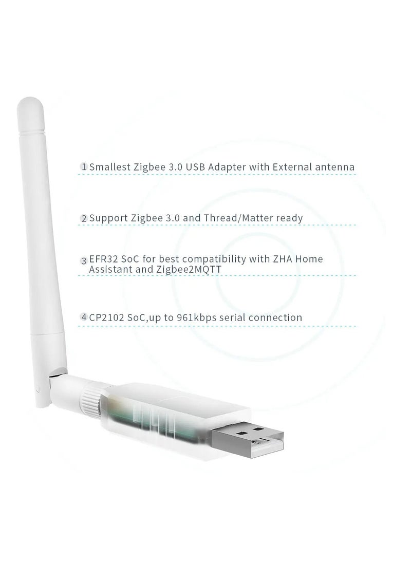 اس ام لايت زيجبي 3.0 منسق الموضوع/محول USB صغير يعمل مع زيجبي 2MQTT  - Image 4