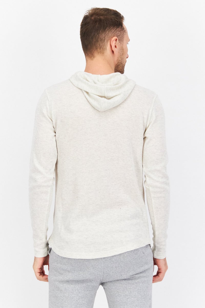 Company Eighty One سويت شيرت رياضي للرجال بغطاء رأس، بيج - Image 3