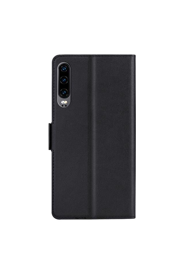 Green Tiger Case For Huawei P30 Ultra-thin Voltage Side Buckle PU + TPU Leather Phone Case - Image 3
