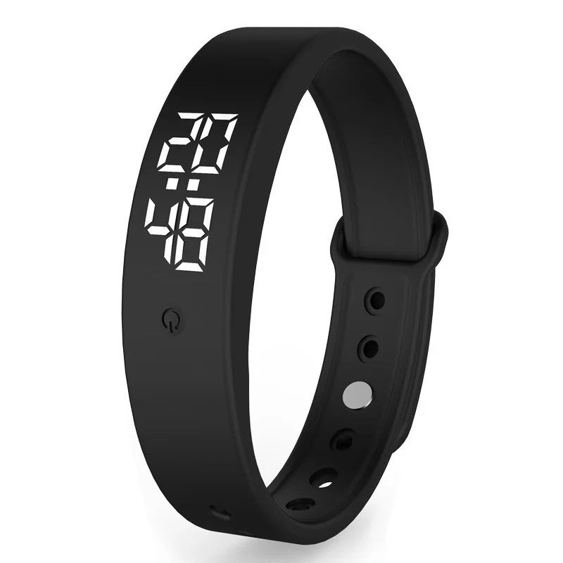 Bluejw Korean Version Smart Bracelet for Students – Waterproof, Android-Compatible, Vibration Reminder & Silent Alarm Clock with Charging Function - Image 5