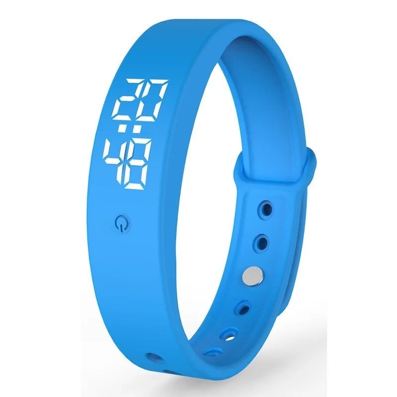 Bluejw Korean Version Smart Bracelet for Students – Waterproof, Android-Compatible, Vibration Reminder & Silent Alarm Clock with Charging Function - Image 4