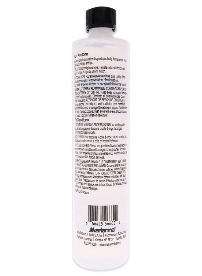 Marianna Pure Acetone Nail Polish Remover by Marianna for Women - 16 oz Nail Polish Remover - Image 2