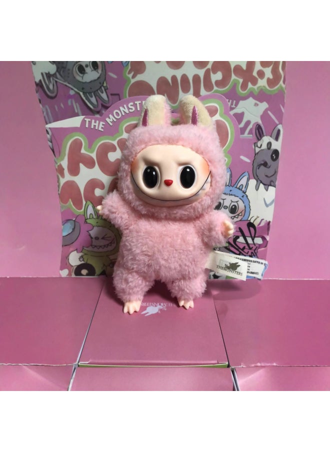 POPMART Bubble Mart LABUBU Labu Heart Macaron Vinyl Face Series Blind Box Trendy Play Hand-held-Color:2nd Generation Labubu Happy  - Image 4