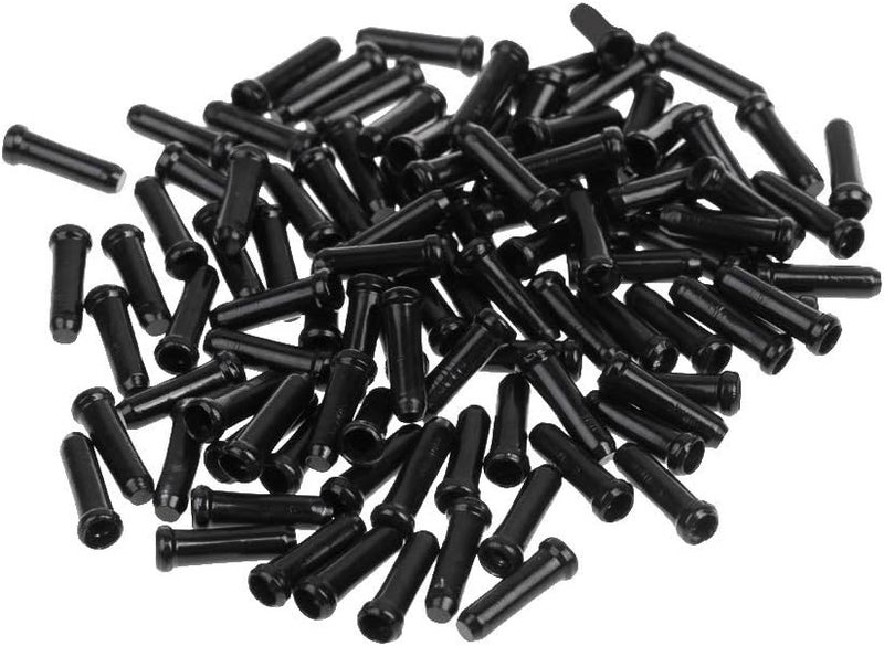 EACOZY Bike Cable End Caps, Alloy Crimps, Brake Cable End Tips for Road Mountain Bicycle - Image 1