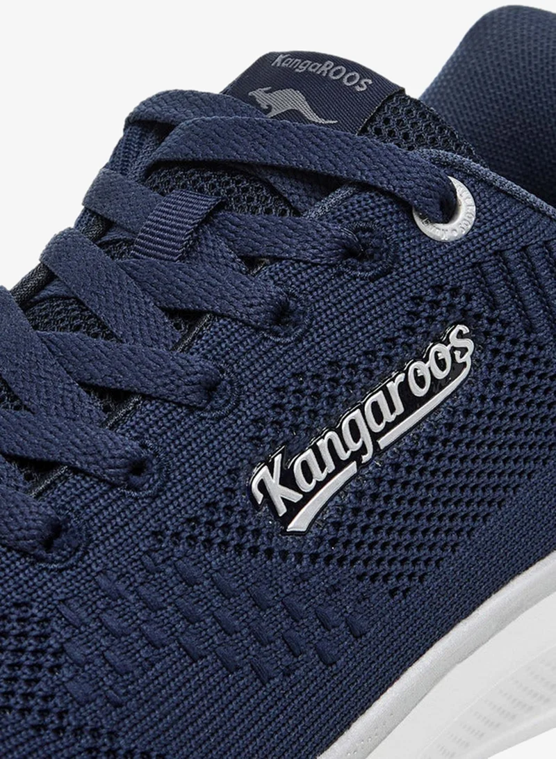 kangaROOS NAVY Women's Textured Lace-Up Closure Sports Shoes for Women | Best Price UAE