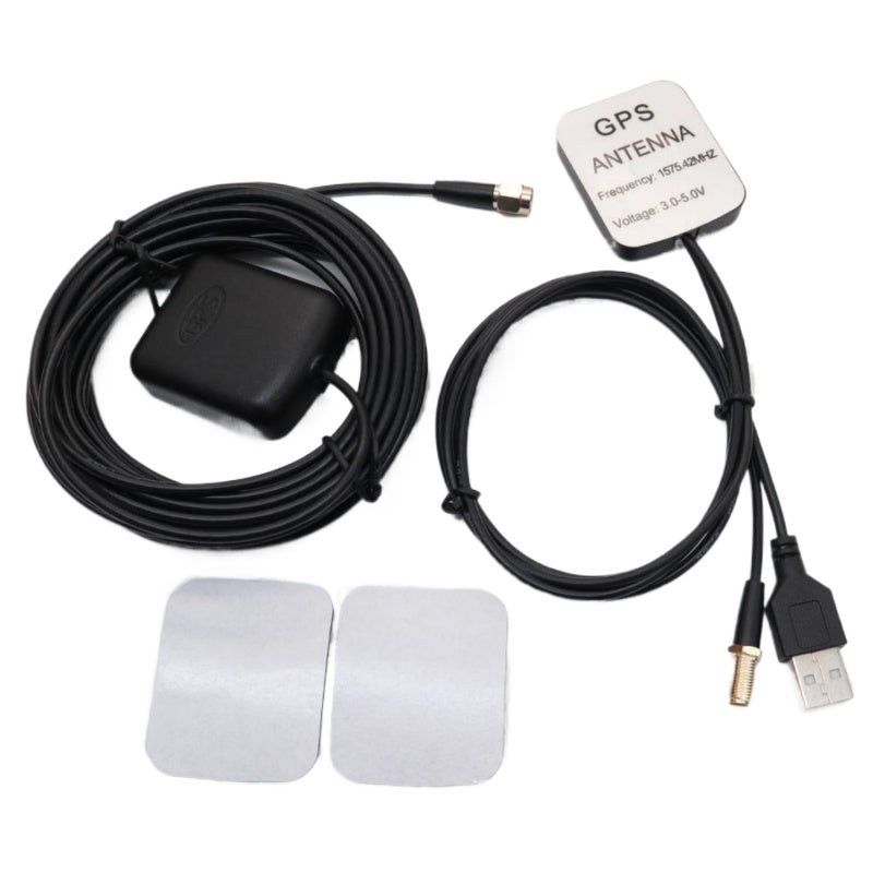 GPS Signal Booster: Black Dual LNA Two-Stage Amplifier - High Precision High Efficiency Signal Transmission GPS Amplifier for Car Navigation, Smart Phones, Laptops, Tablets - Image 1