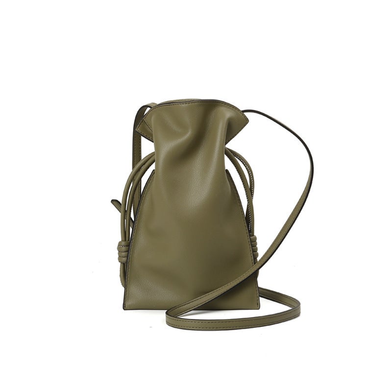 2024 Cowhide Mobile Phone Bag Crossbody Bag Women'S Bag All-Match Practical Soft Cowhide Small Bag Cute Bag - Image 5