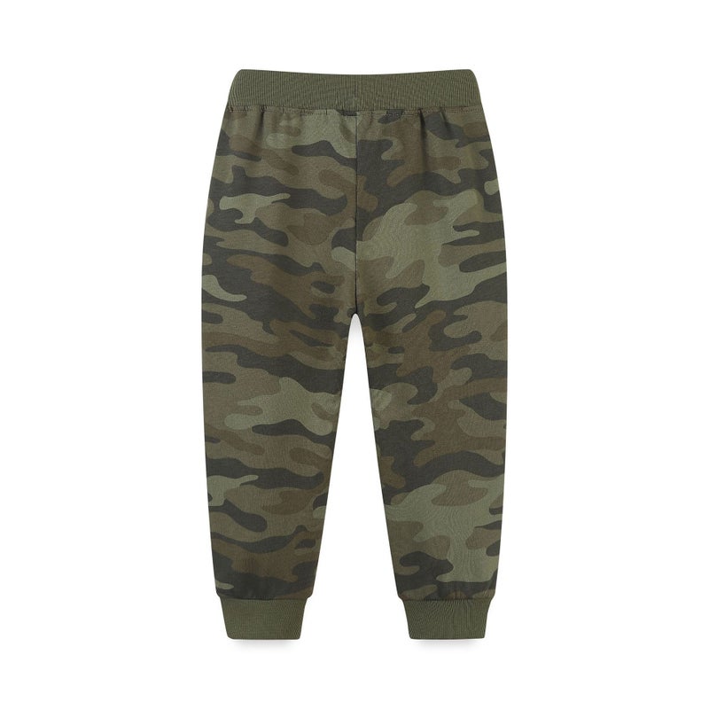 Autumn new children's European and American style trousers children's camouflage sports pants fashion children's pants with pocket wholesale - Image 4