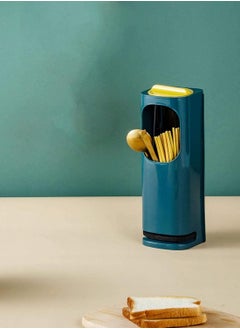 Generic Wall Mounted Kitchen Utensil Holder, Cutlery Storage and Drying Box, Heavy Duty Durable Plastic Wall Hanging Box, Simple Holder to Save More Space (Green)  - Image 3