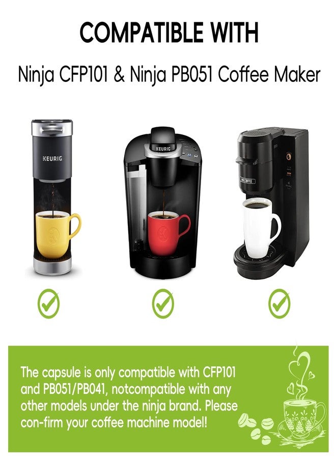TZona 3 Pack 304 Stainless Steel Reusable K Cups for Ninja Coffee Maker PB051 CFP101 PB041 Reusable Coffee Filter Pods Coffee Accessories - Image 3